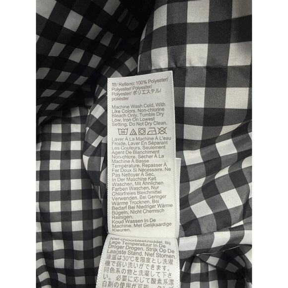 J Crew Black Sleeveless Quilted Puffer Vest Size Small Preppy Equestrian - Picture 6 of 6